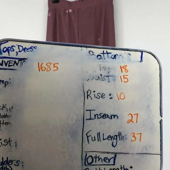 CHASER Women's Star & Paint Splatter Joggers In Glam Mauve pink - Picture 14 of 16